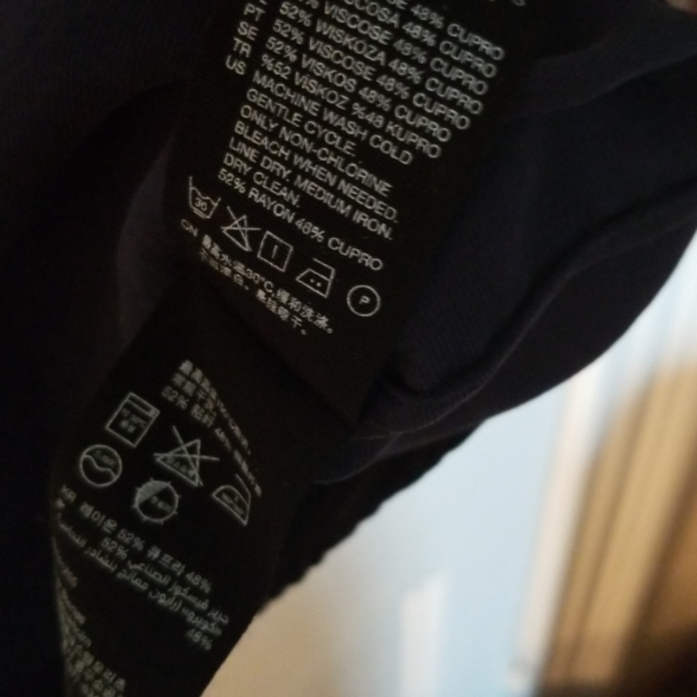 & Other Stories Navy Button Down Shirt View 3